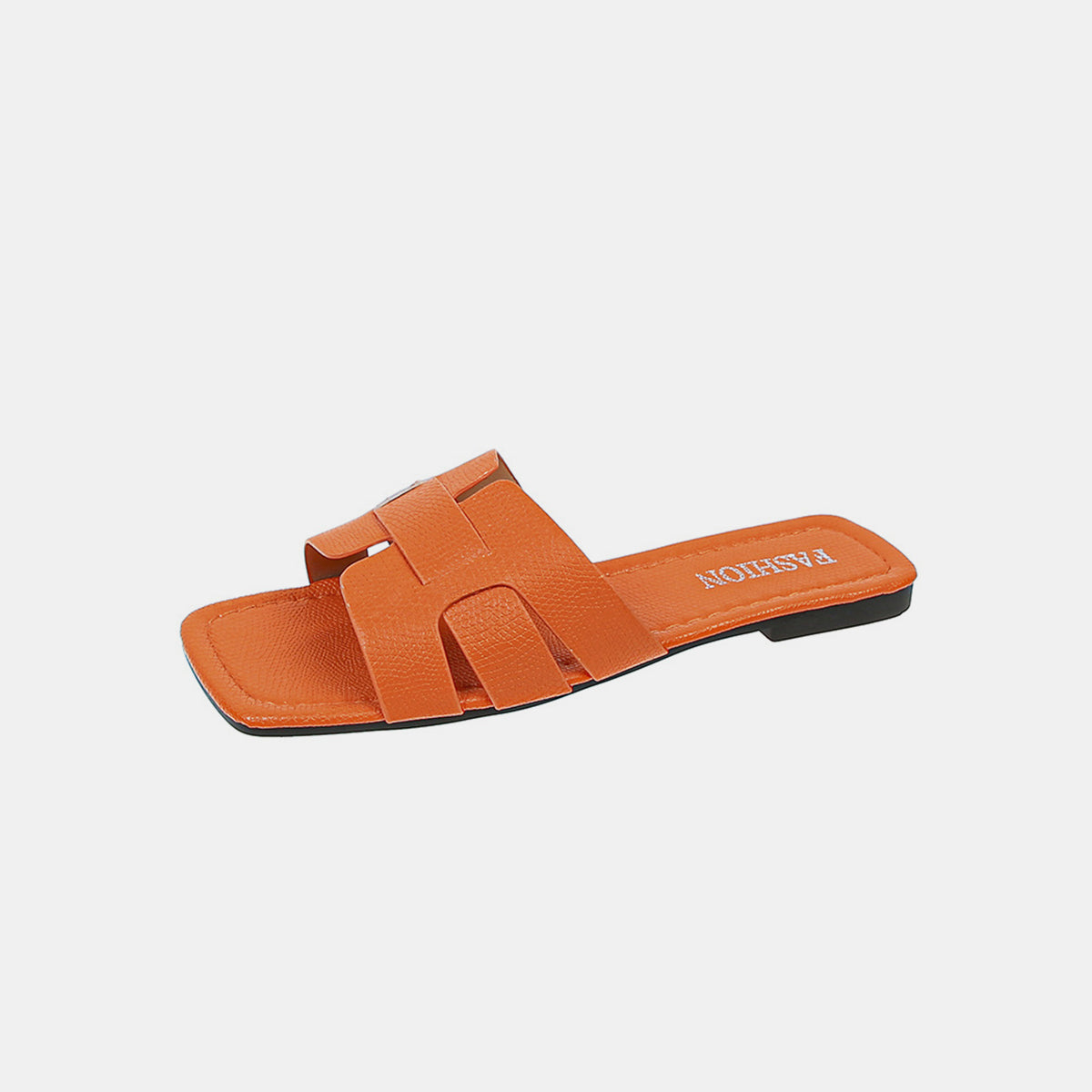 Open Toe PU Leather Sandals - Norie Rae