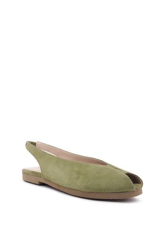 GRETCHEN SLINGBACK FLAT SANDALS