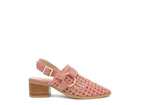 ROSALIE BLUSH BLOCK HEELED SANDAL