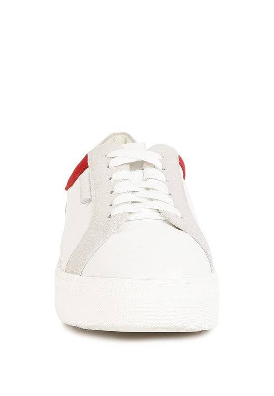 Endler Color Block Leather Sneakers