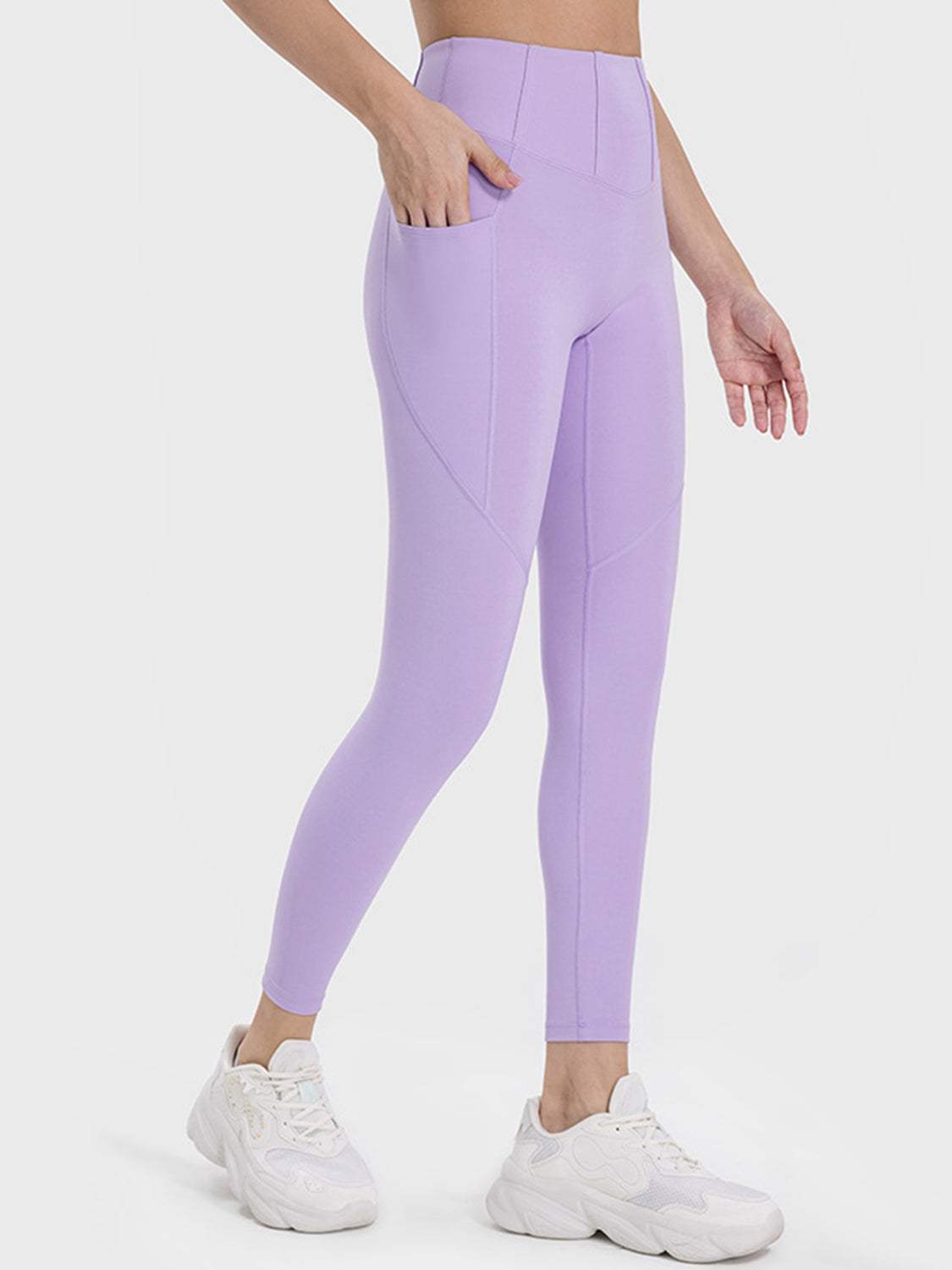 Pocketed High Waist Active Leggings