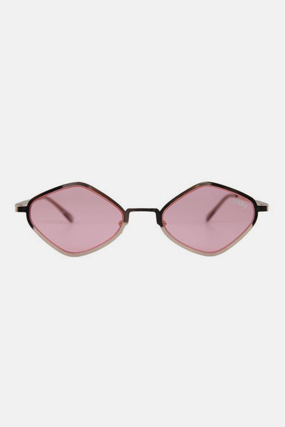 Nicole Lee USA Metal Frame Geometric Sunglasses