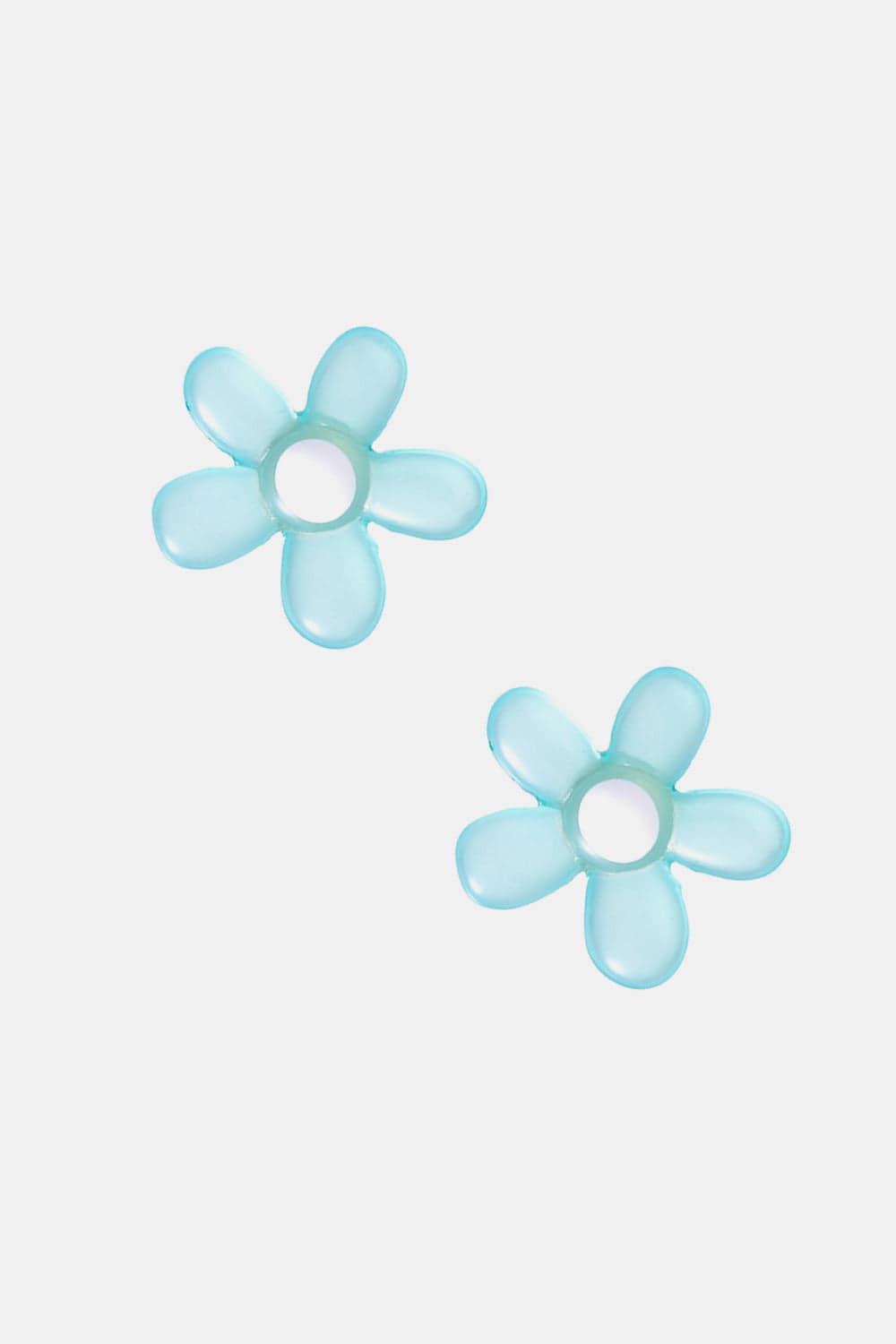 Flower Shape Resin Earrings