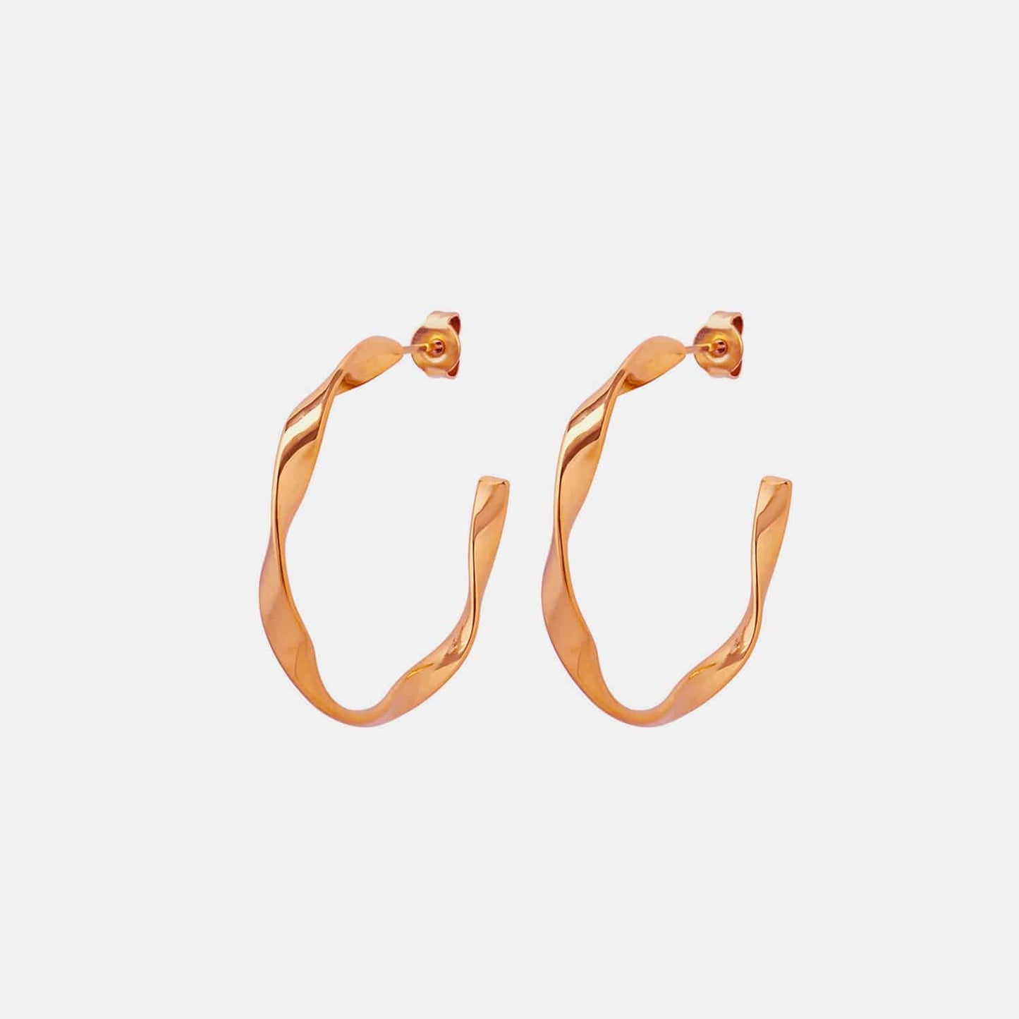 Titanium Steel C-Hoop Earrings