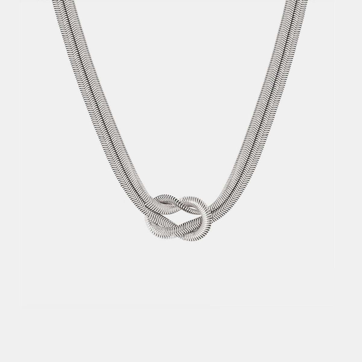 Titanium Steel Knot Necklace