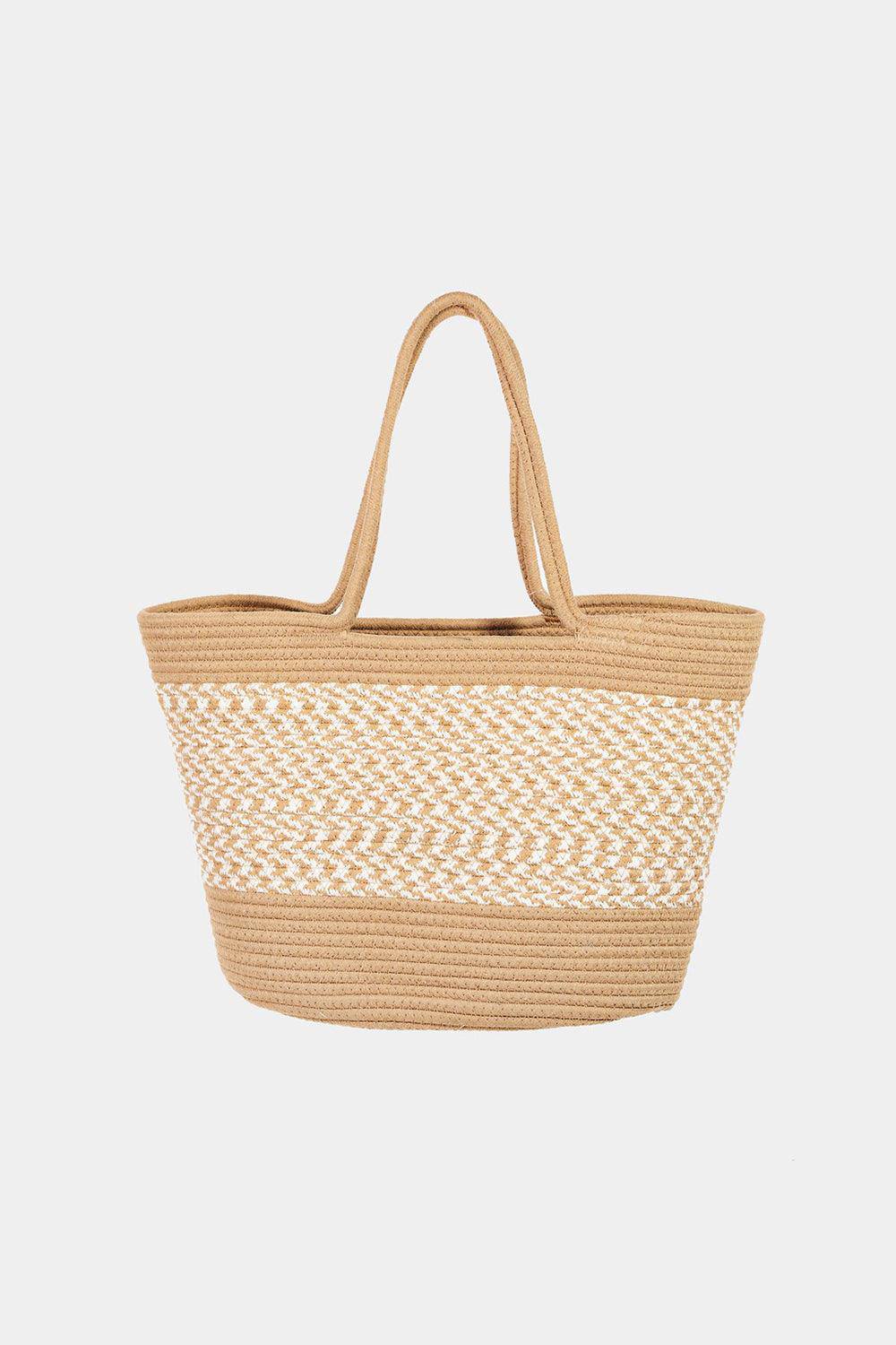 Fame Braid Pattern Beach Tote Bag