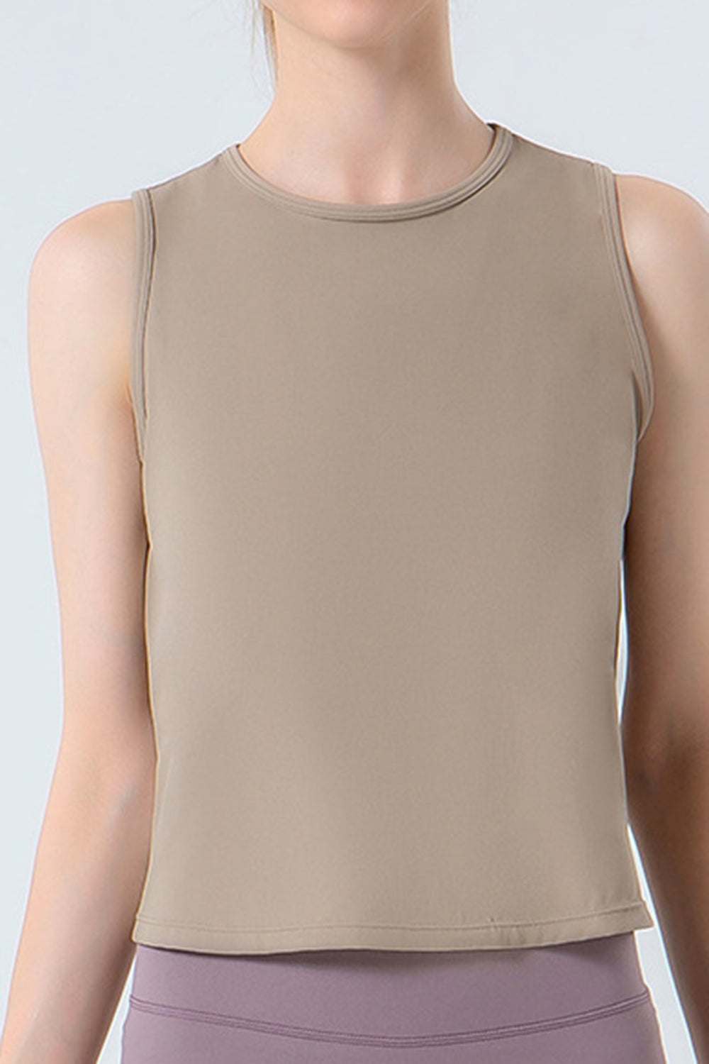 Round Neck Active Tank