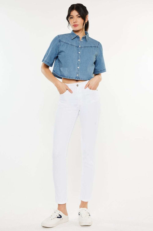 Kancan High Rise Ankle Skinny Jeans